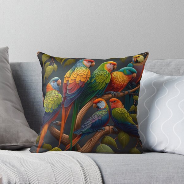 Item preview, Group of Parrots Art designed and sold by Art Genix.