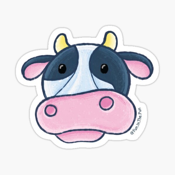 Cow Sticker
