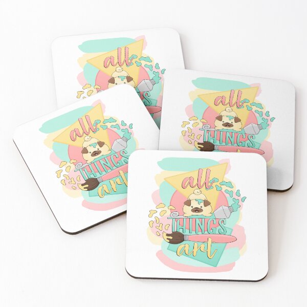 Item preview, All Things Art Paint Pug designed and sold by PrintsbyCass.