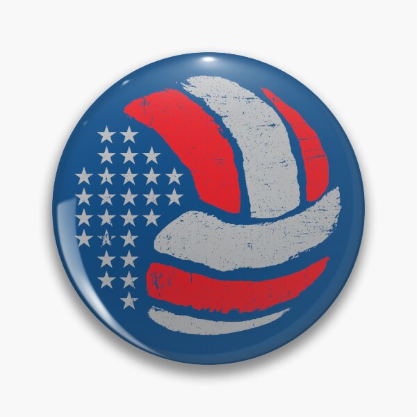 Item preview, Cute Grey And Red American Volleyball Stars Design Team designed and sold by SilentEcho.