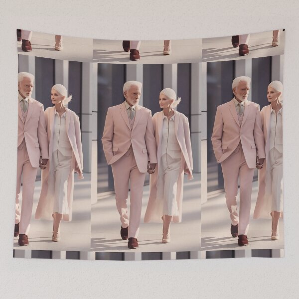 Item preview, Senior Couple Walking Love designed and sold by Alice  Monber 's Photoplay.