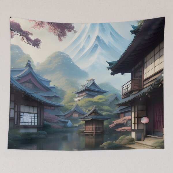 Item preview, Japanese Countryside designed and sold by thewolffpress.