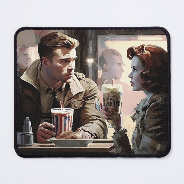 Item preview,  wedding couple having a coffee designed and sold by CARLOS WONG NACARINO.