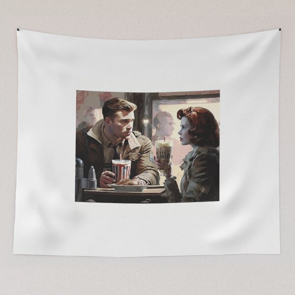 Item preview,  wedding couple having a coffee designed and sold by CARLOS WONG NACARINO.