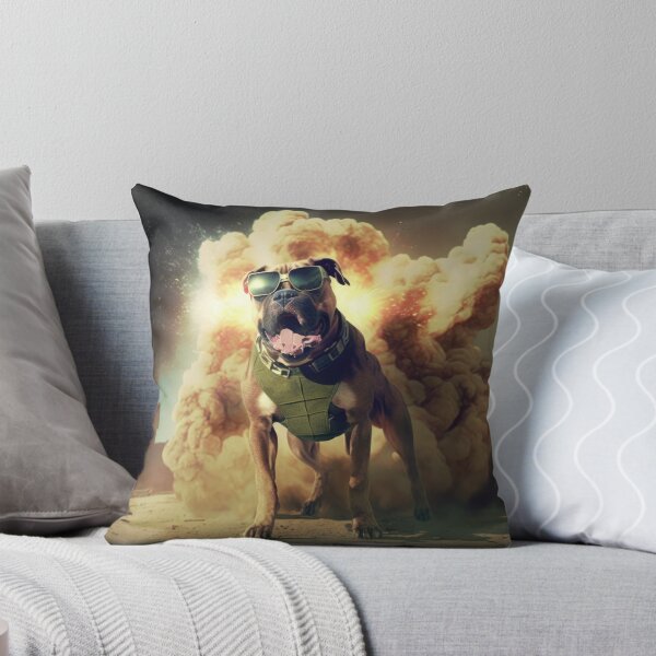 Item preview, Action Aviator Dog -walking away from an Explosion designed and sold by ArtificialEye.