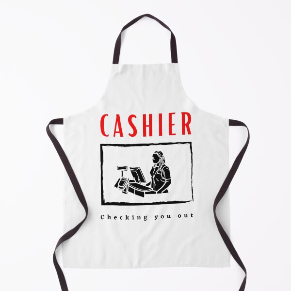 Item preview, Cashier Checking you out funny motivational design designed and sold by DigitalMagShop.