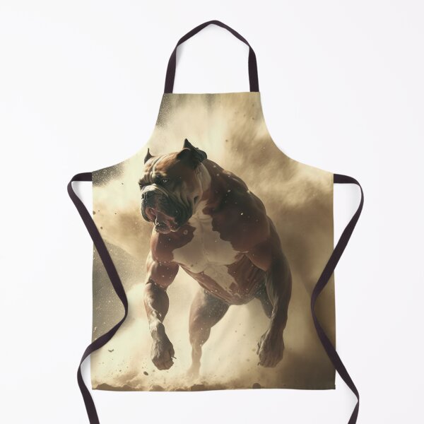 Item preview, Muscle Bound Action Pup - Tough Dog walking away from an Explosion designed and sold by ArtificialEye.