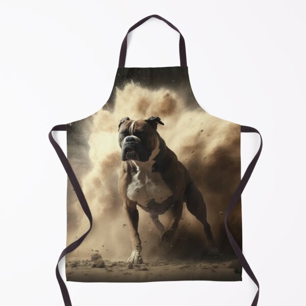 Item preview, Muscley Tough Action Pup - Tough Dog walking away from an Explosion designed and sold by ArtificialEye.