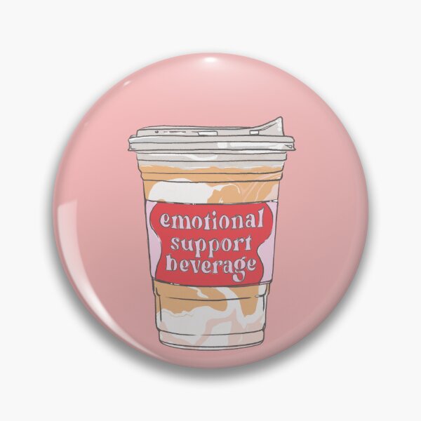 Item preview, Emotional Support Chai Latte (Pink) designed and sold by mariatza.