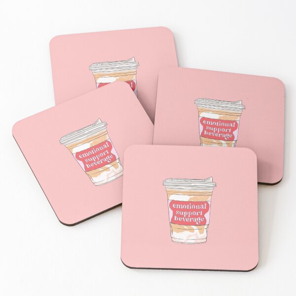Item preview, Emotional Support Chai Latte (Pink) designed and sold by mariatza.