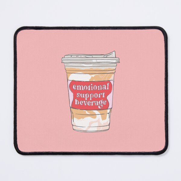 Item preview, Emotional Support Chai Latte (Pink) designed and sold by mariatza.