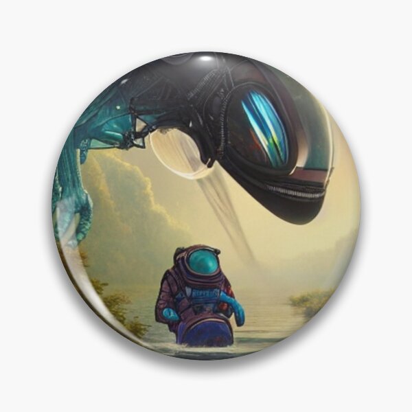 Item preview, Astronaut Friended a Robot Alien designed and sold by Space-Wear.