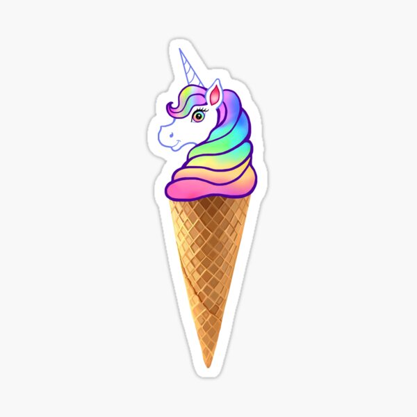 How To Draw A Unicorn Ice Cream Cone (Ice Cream-icorn) 