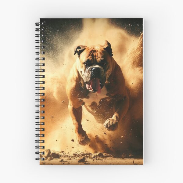 Artikelvorschau, Muscle Soldier Action Welpe von War-Tough Dog, der von einer Explosion wegläuft entworfen und verkauft von ArtificialEye.