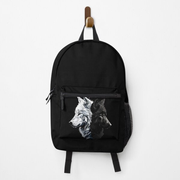 Item preview, Dangerous and Beautifull. Two wolves, black and white. designed and sold by DiamondPixel.