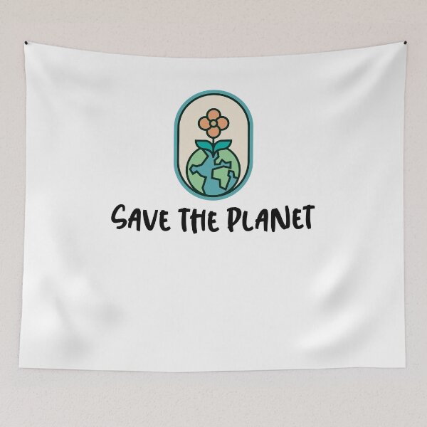Item preview, save the planet t-shirt  designed and sold by harounshirt.