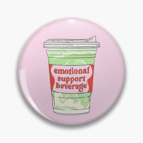 Item preview, Emotional Support Matcha Latte (Red) designed and sold by mariatza.