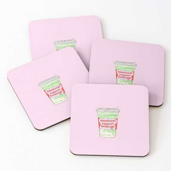 Item preview, Emotional Support Matcha Latte (Red) designed and sold by mariatza.