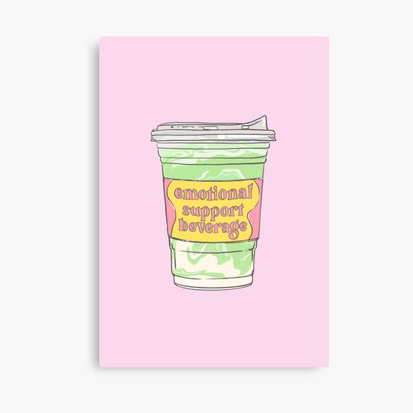 emotional support cup (Stanley yellow) Poster for Sale by