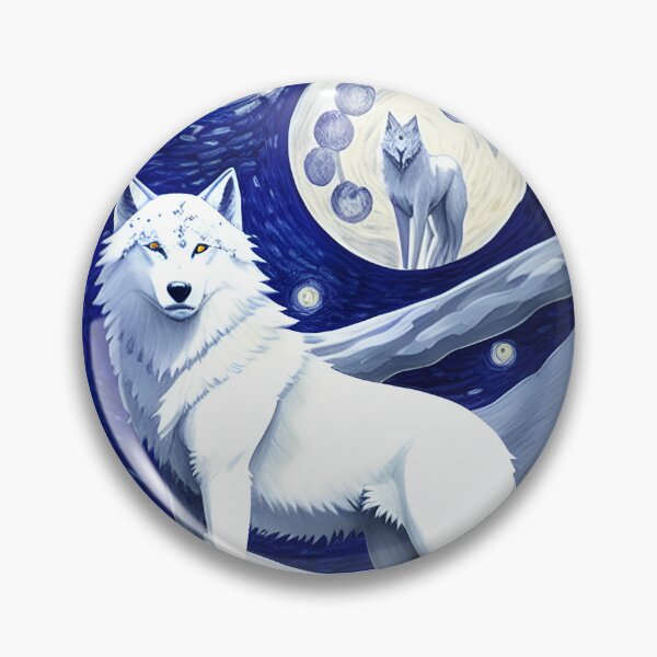 Item preview, Mystic White Wolf designed and sold by thewolffpress.