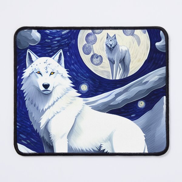 Item preview, Mystic White Wolf designed and sold by thewolffpress.