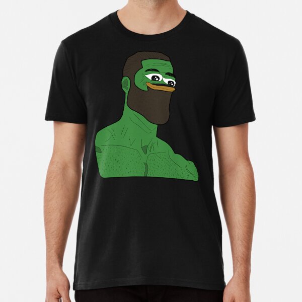 Camiseta Gigachad Meme Pepe Funny Man Boys Men Dank Friel