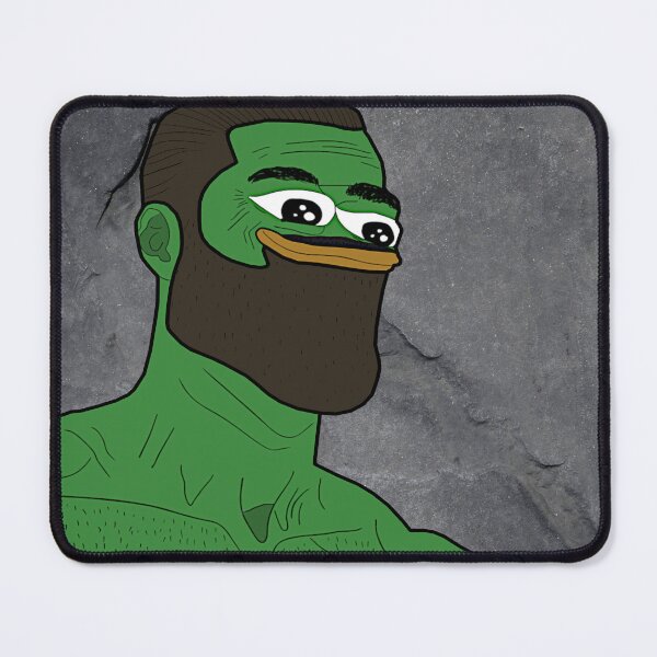 Item preview, Rare Gigachad Pepe designed and sold by Slav-Art.