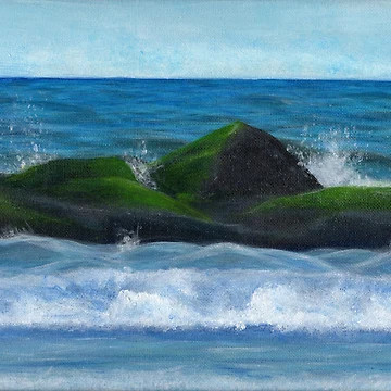 Artwork thumbnail, Beach Front Rocks by ChopKickPanda