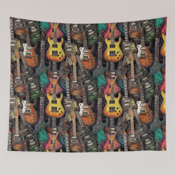 Item preview, Electric Guitar Frenzy designed and sold by EvyeniaArt.