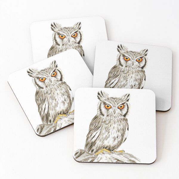 Item preview, Scopes Owl Pen and Ink designed and sold by Sockstomistic.
