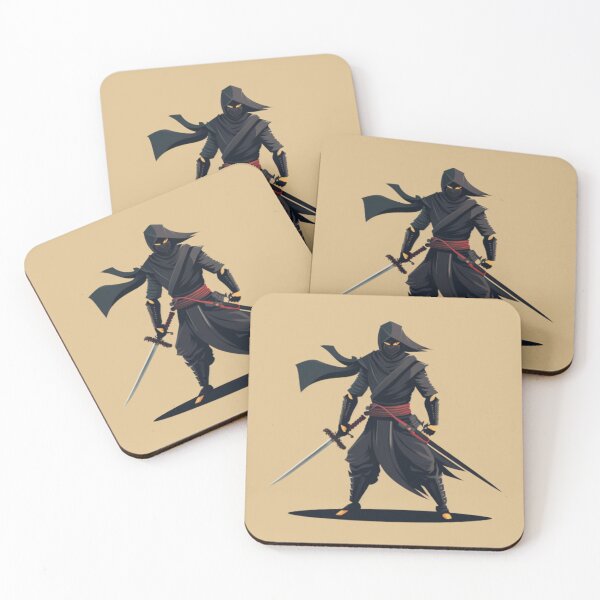 Artikelvorschau, Ninja mit Schwertvektorbild entworfen und verkauft von Art Genix.