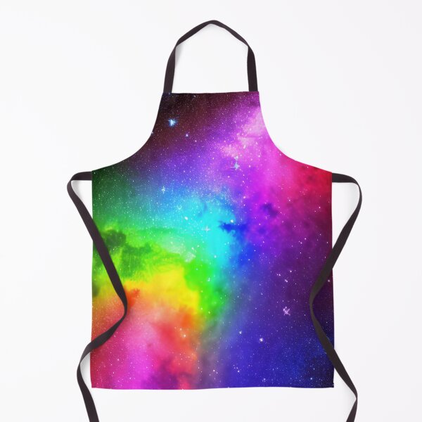 Aperçu de l'œuvre Rainbow Nebula Stars Space Colorful créée et vendue par VersoShopping.