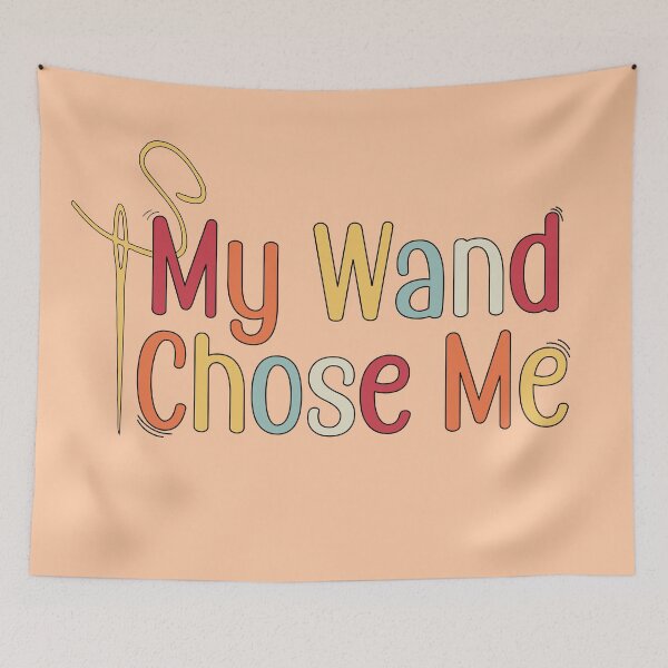 Item preview, My Wand Chose Me ,Sewing Lover ,Sewer Gift, Funny Sewing designed and sold by retro10.