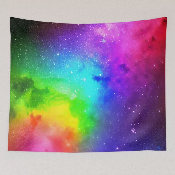 Artikelvorschau, Rainbow Nebula Stars Space Colorful entworfen und verkauft von VersoShopping.