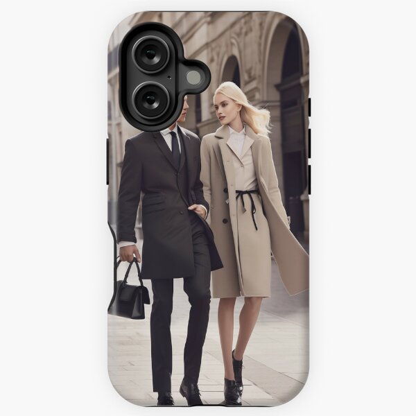 Young Couple Walking iPhone Tough Case
