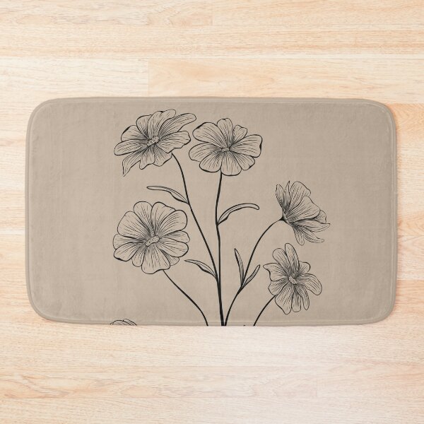 Item preview, Wildflower Boho Line Art | Elegant Artwork | designed and sold by RachelFCreative.