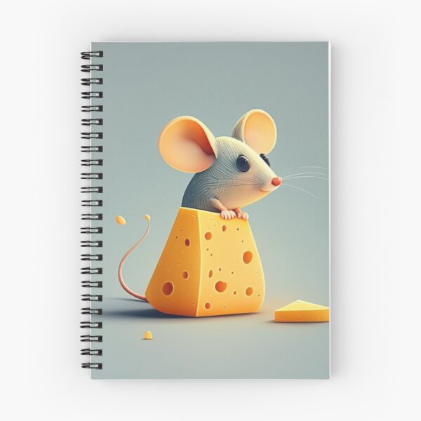 Item preview, Cute Mouse Playing With Cheese designed and sold by Art Genix.