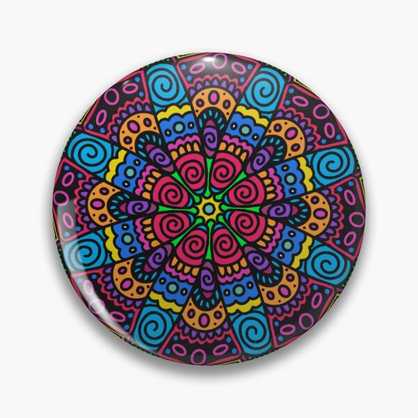 Item preview, Stained Glass Mandala - Ms. Frizzle designed and sold by ScienceHeartCo.