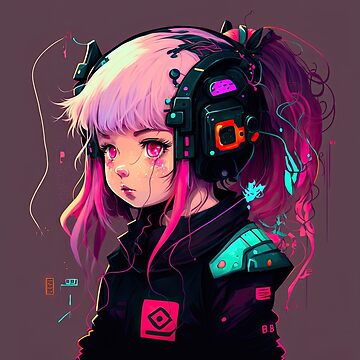 Sci Fi Anime Cyberpunk Anime Racing Queen Pink Car Art Board Print for  Sale by ultra-cool