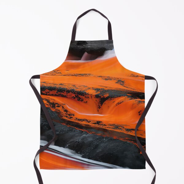 Item preview, Orange Flowing Liquid Over a River of Black Coal  designed and sold by deniselynnimage.