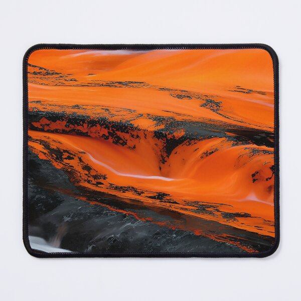 Item preview, Orange Flowing Liquid Over a River of Black Coal  designed and sold by deniselynnimage.