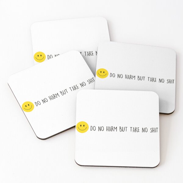 Item preview, DO NO HARM BUT TAKE NO SHIT designed and sold by UnderStore.