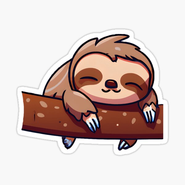 Item preview, Slothful Serenity: Peaceful Sleeping Sloth Design designed and sold by NathalieRached.