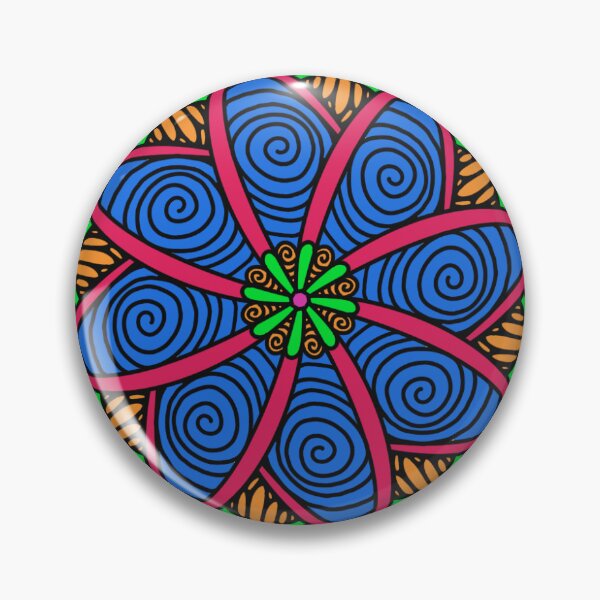 Artikelvorschau, Buntglas-Mandala - Shag-Teppich entworfen und verkauft von ScienceHeartCo.