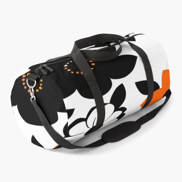 Item preview, Orange Black and White Floral Arrangement of a Botanical Garden  designed and sold by deniselynnimage.