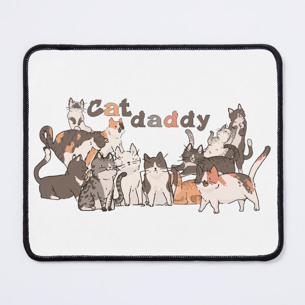 Item preview, Cat Daddy Vintage Eighties Style Cat Retro Distressed sticker designed and sold by r1bbit.