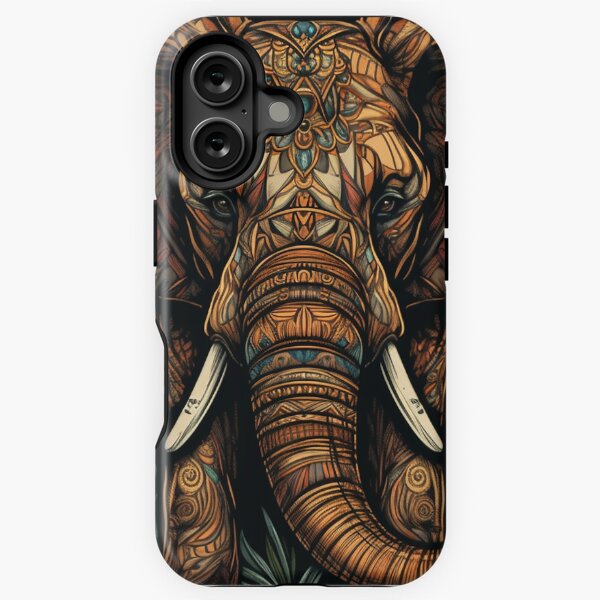 Item preview, Tribal Elephants designed and sold by DreamPuzzles.