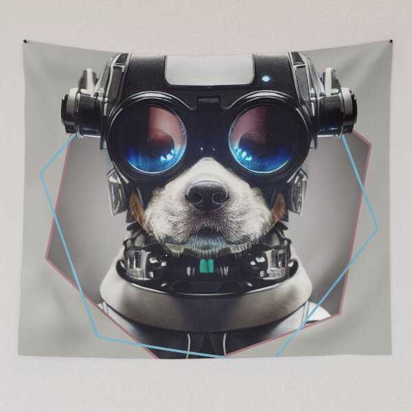 Item preview, Cyborg Puppy dog from the Cyberpunk future designed and sold by ArtificialEye.