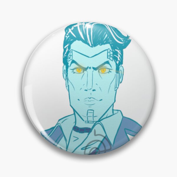 Item preview, simple colored AI handsome Jack designed and sold by crosstheswirl.