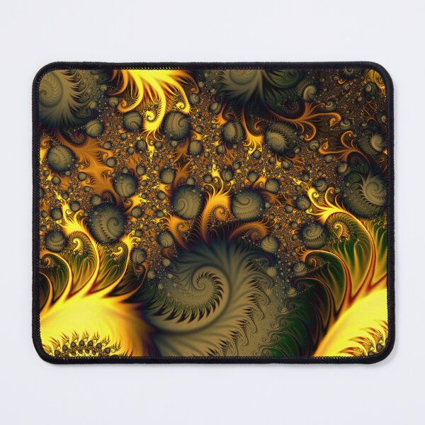 Item preview, Gold fractal designed and sold by dedoma.